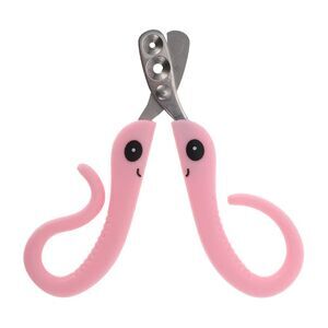Durable Pet Nail Clippers for Dog for Cat Pink